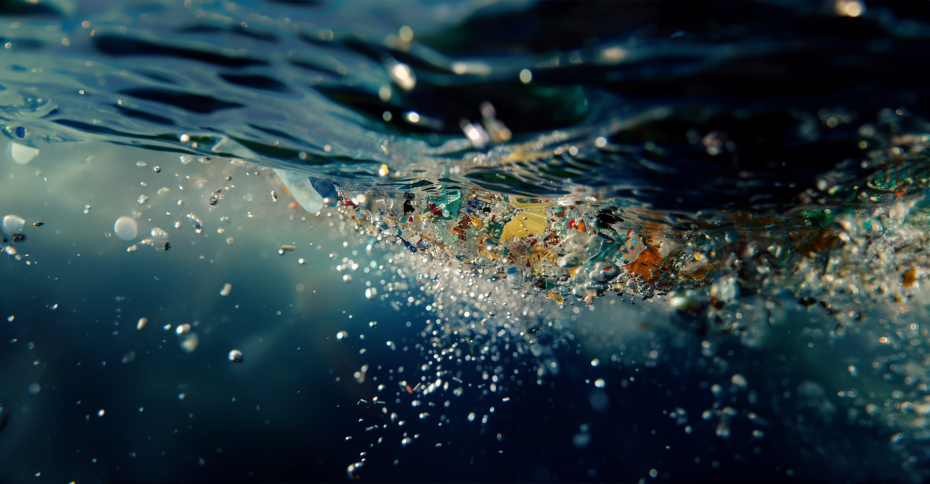 Deposition of microplastics